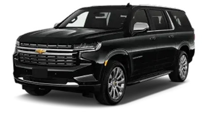 Black Chevrolet Suburban SUV.