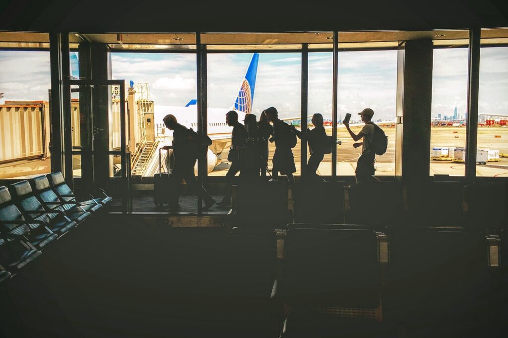 people, group, friends, airport, airplanes, travel, trip, transportation, airport, airport, airport, airport, airport
